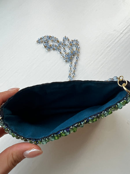 Water Lilies Beaded Purse