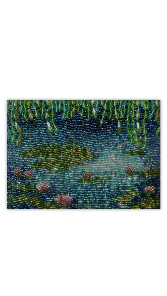 Water Lilies Print & Sticker Bundle