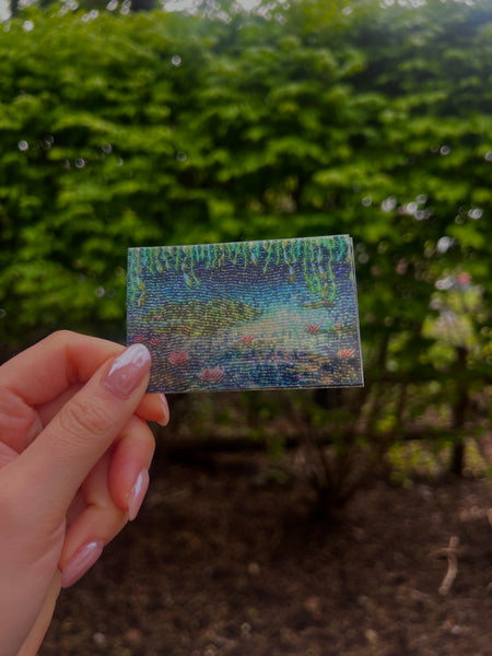 Water Lilies Print & Sticker Bundle