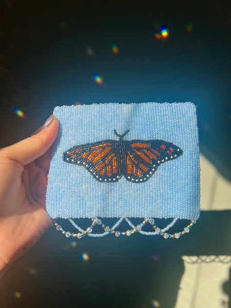 Beaded Monarch Wall Hanging
